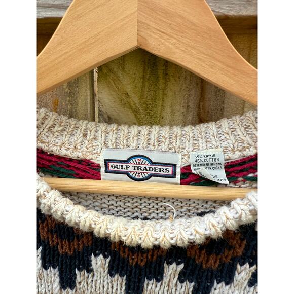 Vintage Gulf Traders Winter Sweater (L, shown on a size 6) - Picture 5 of 9